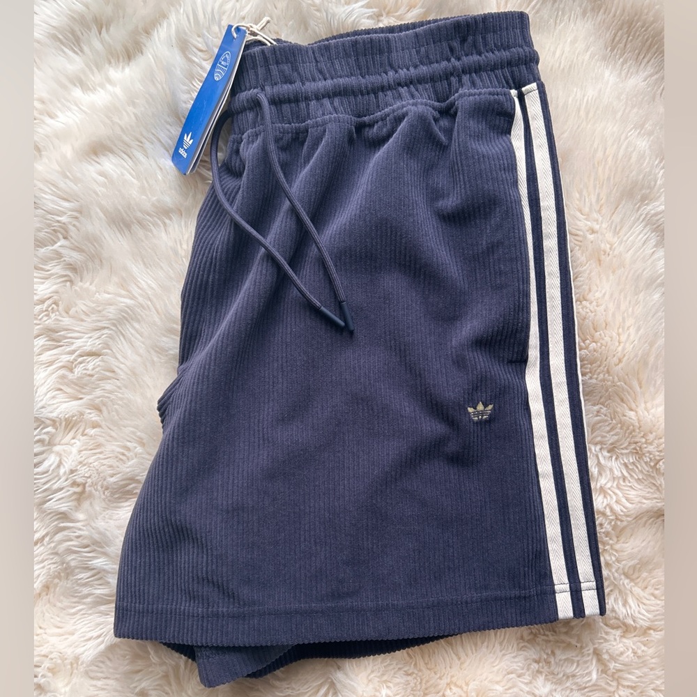 Adidas Men’s Corduroy Shorts, Shadow Navy